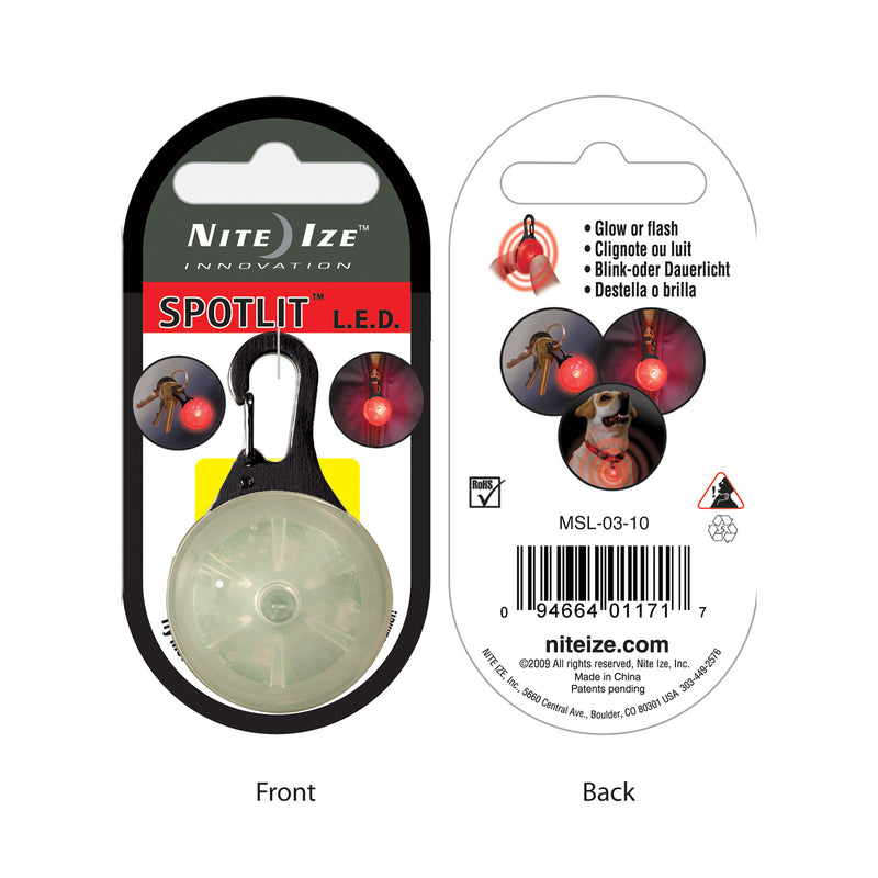 Nite Ize Flashlight SpotLit Red