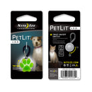 Nite Ize PetLit LED Collar Light White LED Blue Burst