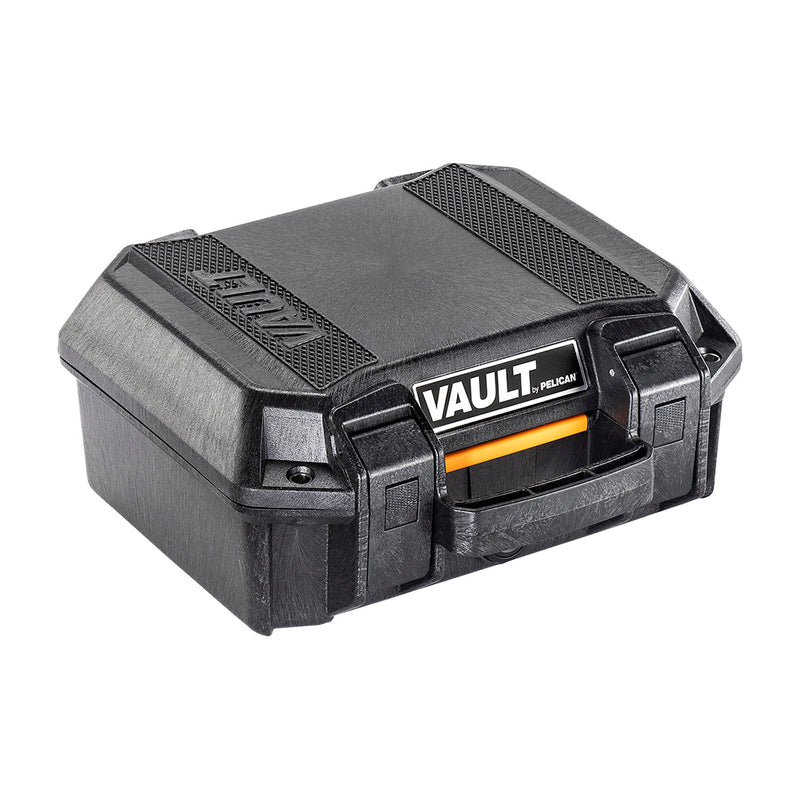 Pelican V100 Vault Small Pistol Case Black Foam