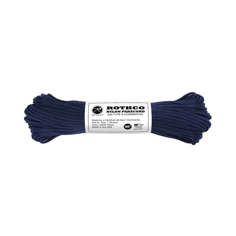 Rothco Nylon Paracord Midnight Navy Blue