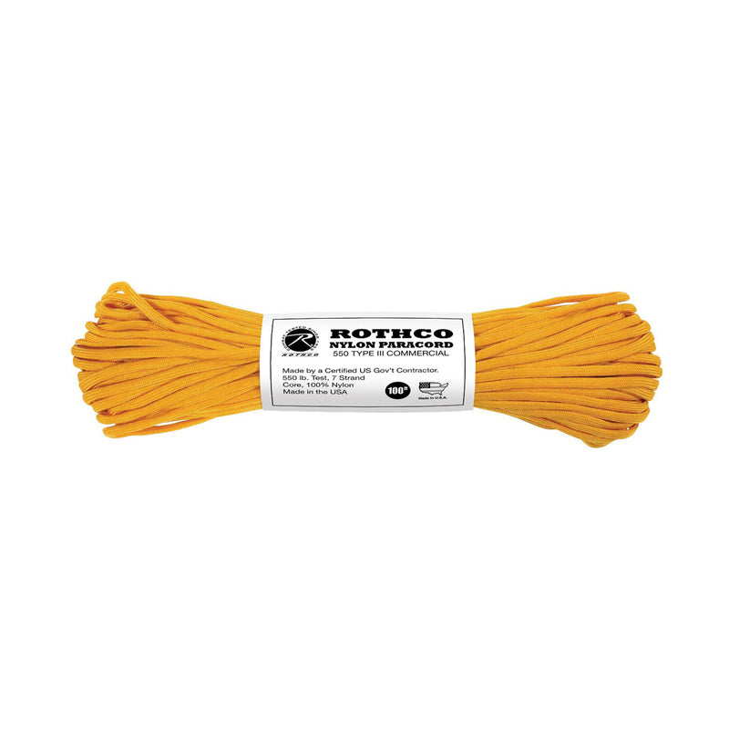 Rothco Nylon Paracord Gold