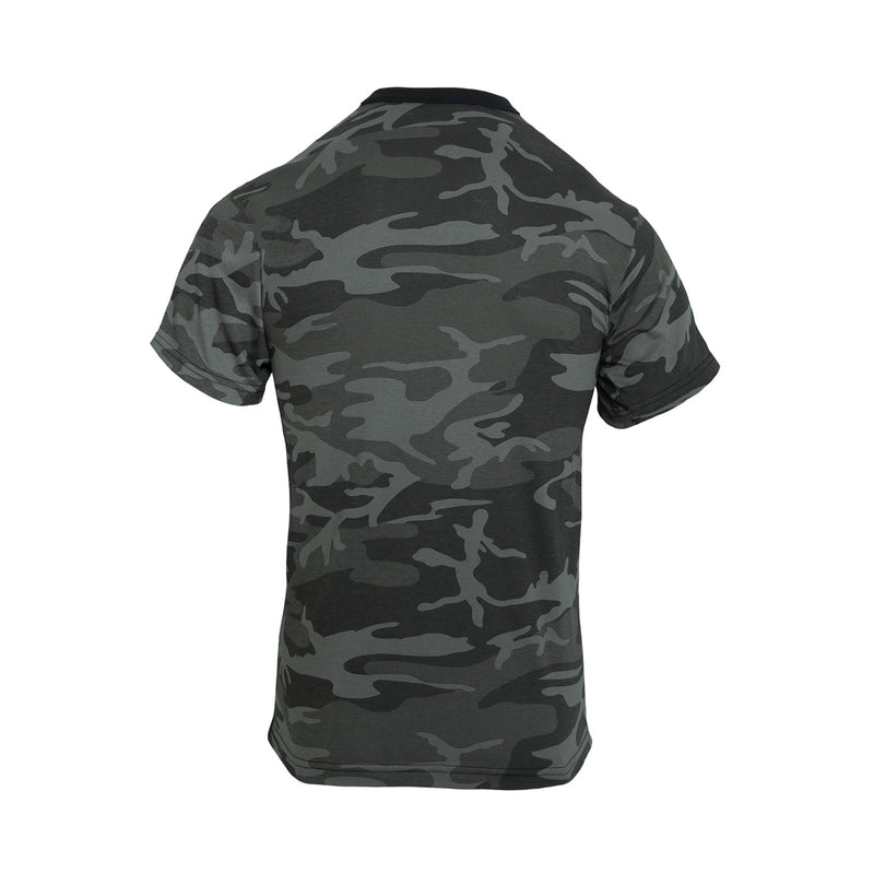 Rothco Colored Camo T-Shirts Black Camo