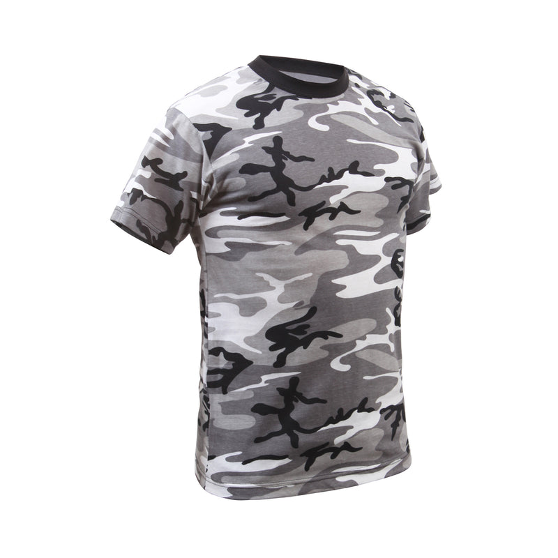 Rothco Colored Camo T-Shirts White Camo