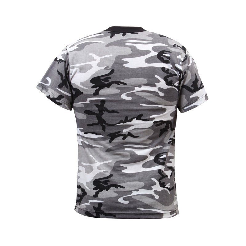 Rothco Colored Camo T-Shirts White Camo