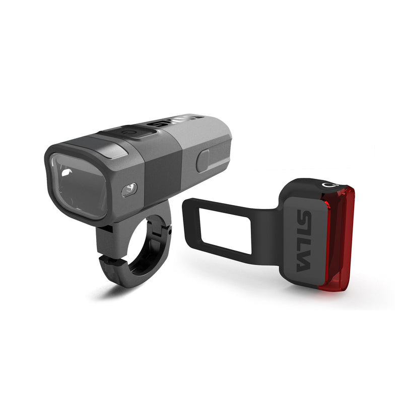 Silva Bike Light City X Set USB Rechargable Black