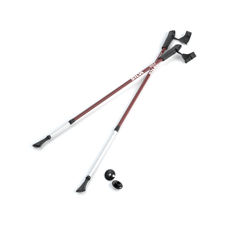 Silva Walking poles 6061 Aluminium Red