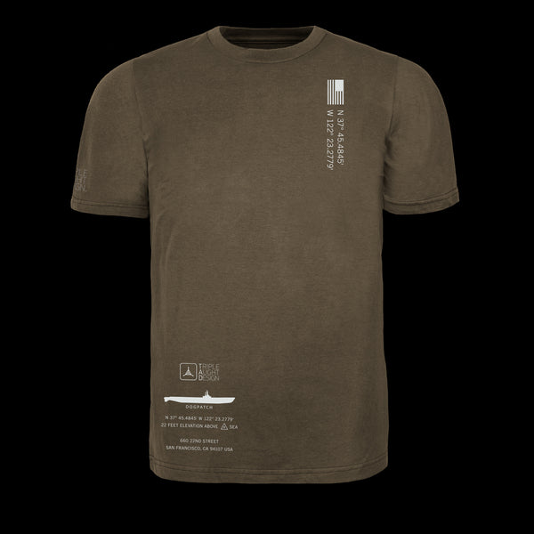 TAD Dogpatch Base Datum T-Shirt Army