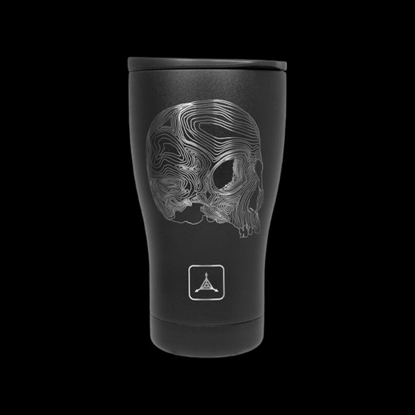 TAD Earthwell 16oz Tumbler TAD Edition Topo Skull Black