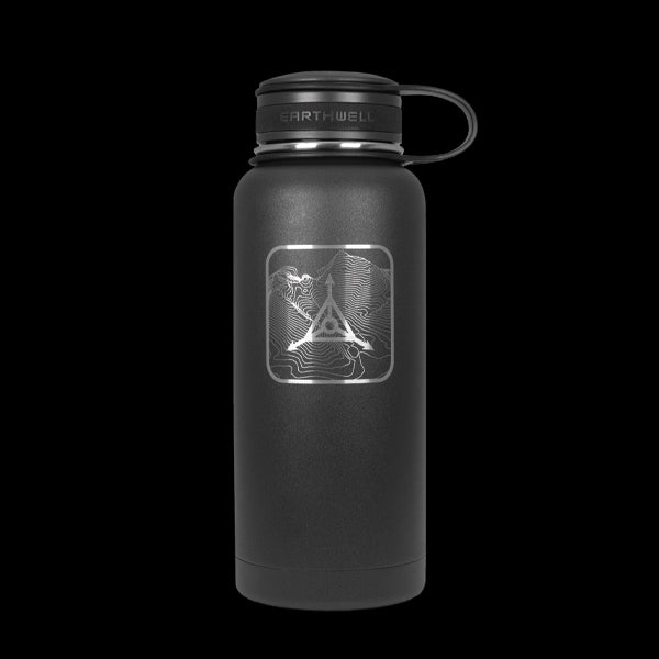 TAD Earthwell 32oz double-walled Thermos TAD Edition Topo Logo Black