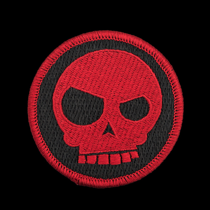TAD Mean T-Skull Patch Red