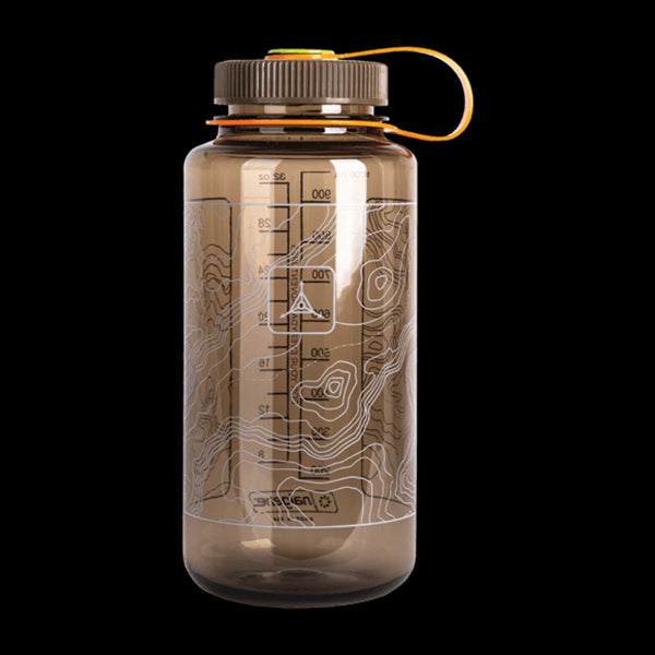 TAD Nalgene 32oz Wide Mouth TAD Edition Topo Earth