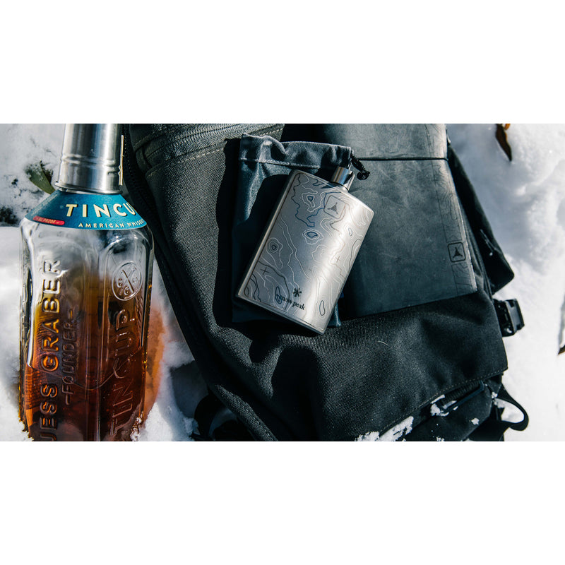 TAD Snow Peak Titanium Flask TAD Edition M Size