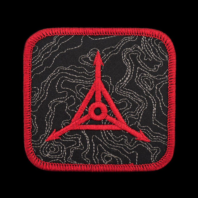 TAD Topo Logo Patch Red