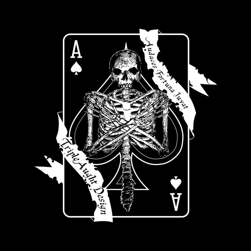 TAD Weathered Death Card T-Shirt Black