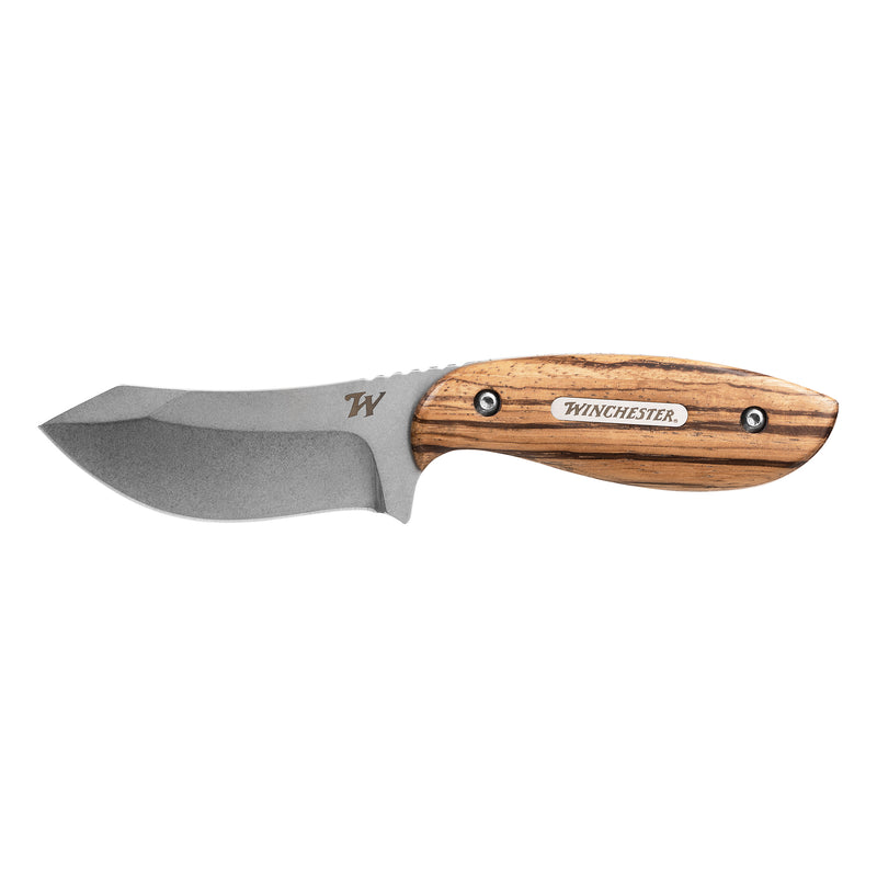 Winchester Barrens Compact Fixed Blade with Sheath Wood